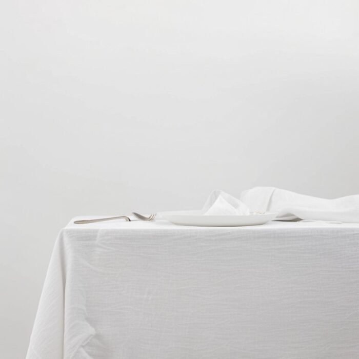 Linen Tablecloth - White