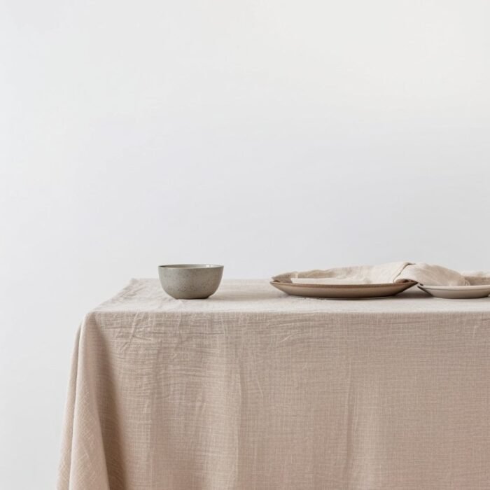 Linen Tablecloth - Cinnamon