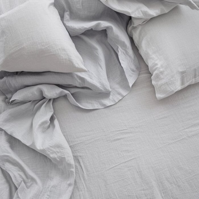 Linen Flat Sheet - Sky