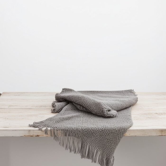Pure Linen Hand Towel - Pebble