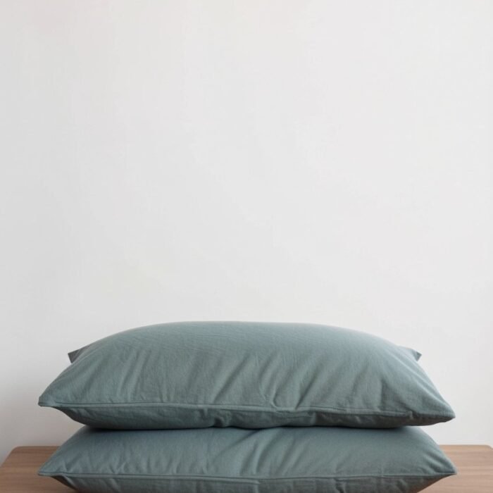 Set of 2 Linen Pillowcases – Bluestone