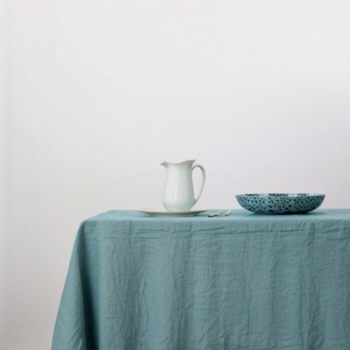 Linen Tablecloth - Bluestone