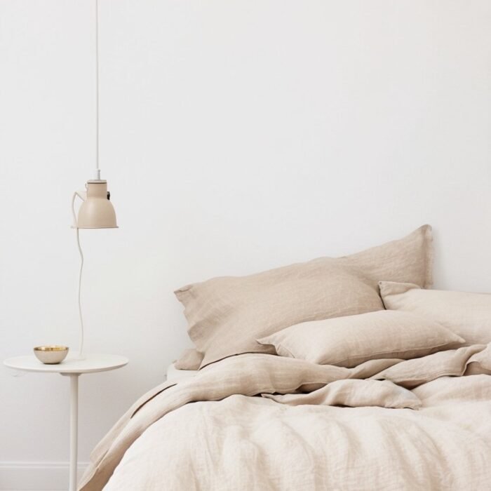 Linen Duvet Cover Set - Natural