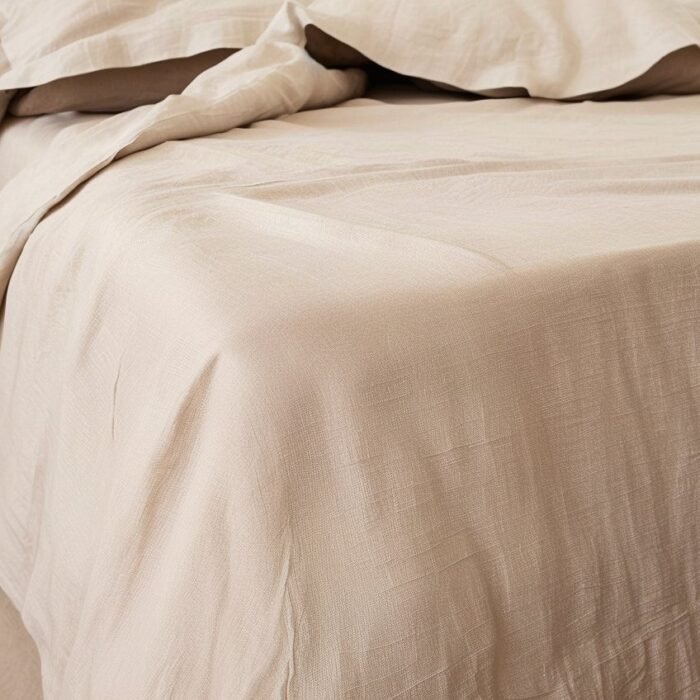 Linen Fitted Sheet - Natural