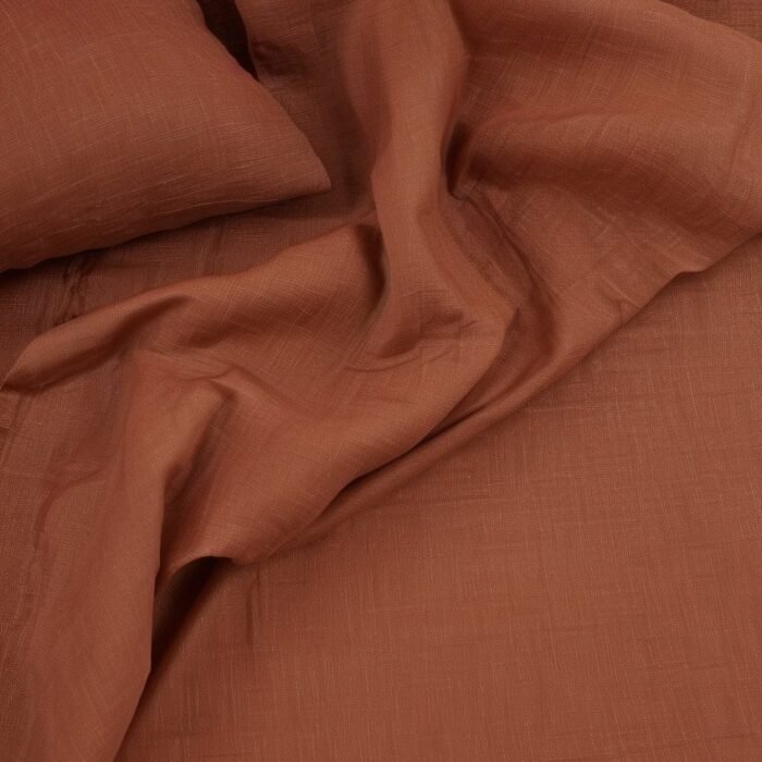 Linen Flat Sheet - Sienna
