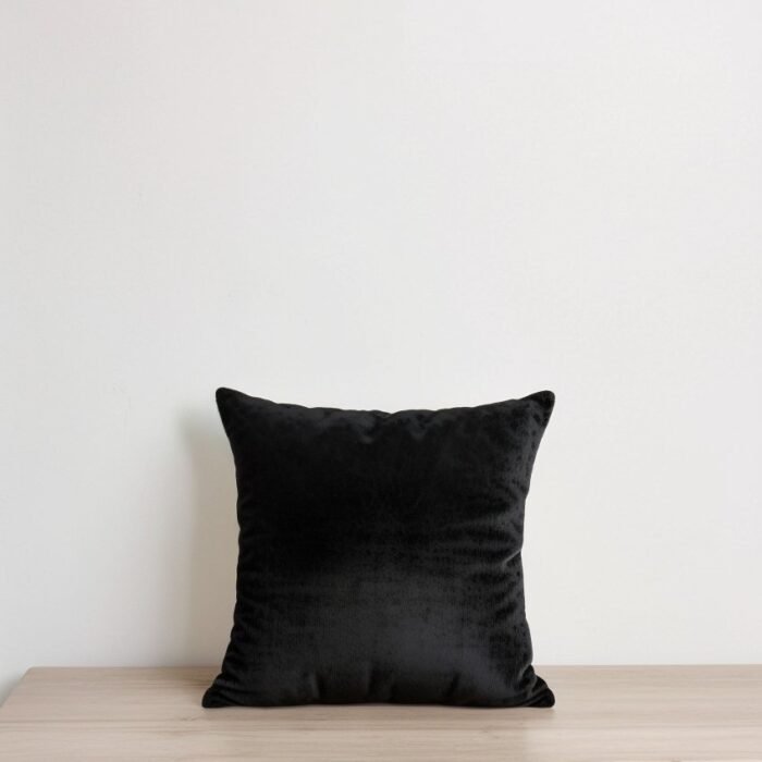 Talik Velvet Square Cushion Cover – Jet